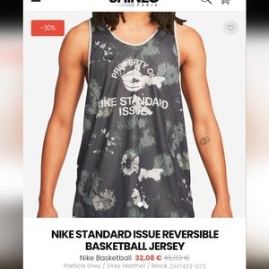 XL reversible Nike basketball tank